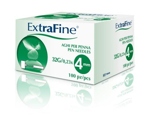 Ago Extrafine Gauge 32 4mm 100 Pezzi-2