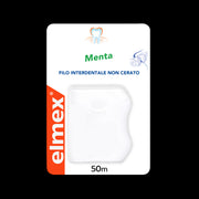 Elmex Filo Interdentale Cerato con Fluoruro Ammonico gusto Menta 50m-2