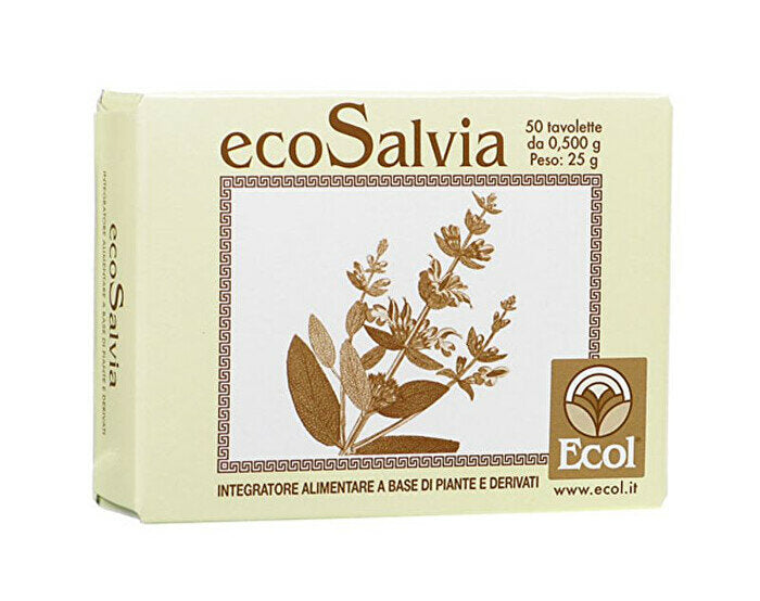 Ecol EcoSalvia menopausa e digestione 50 tavolette-2
