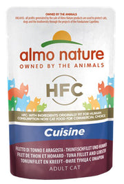 Almo Nature HFC Cuisine Filetto di Tonno e Aragosta alimento umido per gatti adulti 55g-2
