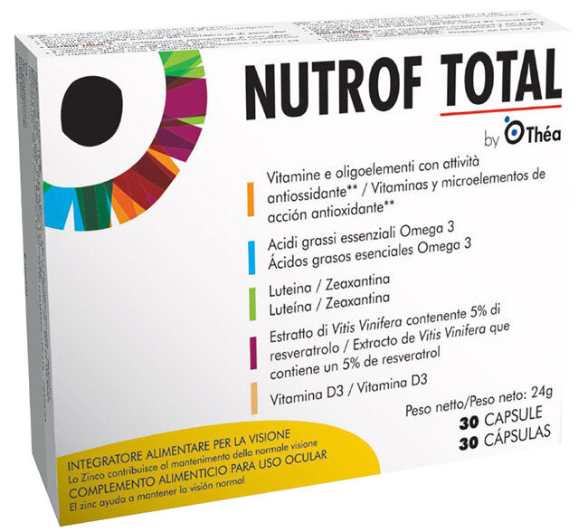 Nutrof Total 30 capsule - effetti benefici sull’occhio-1