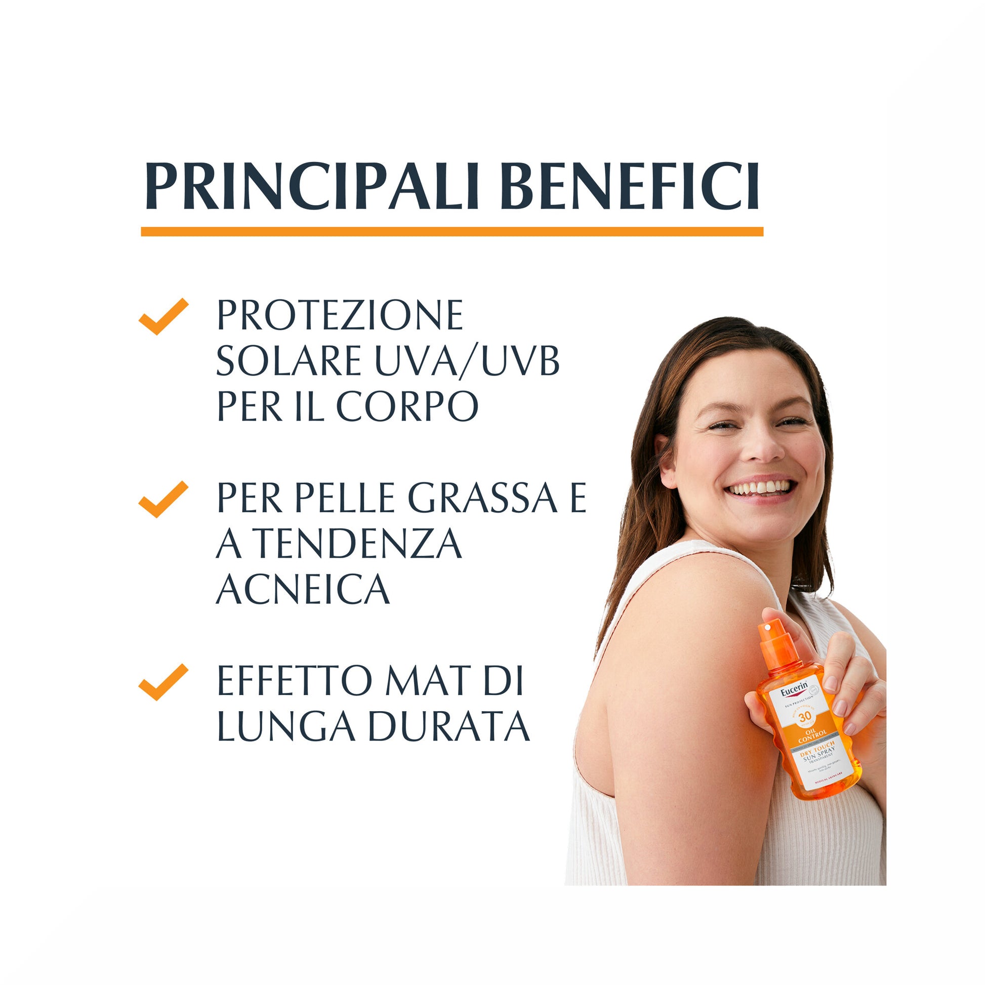 Eucerin Sun Spray Transparent SPF30 200ml-2