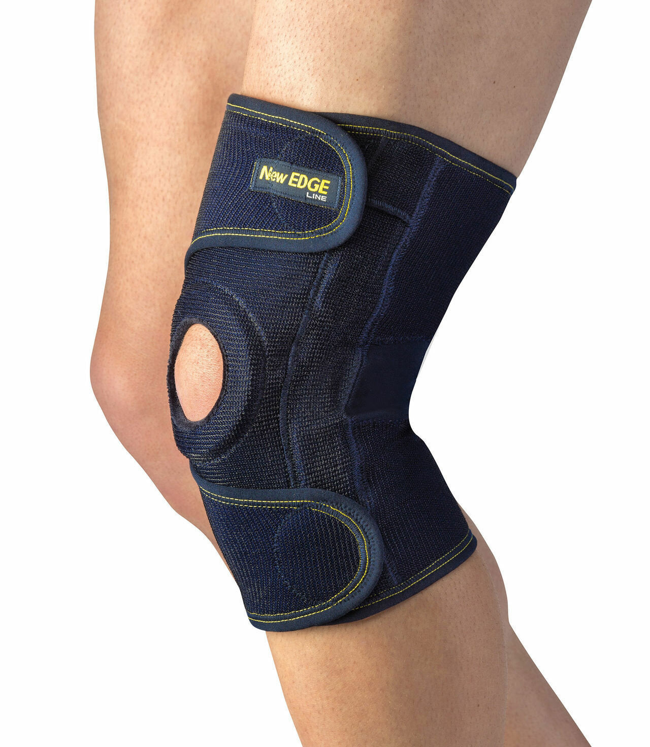 Pavis Ginocchiera Elastica Con Foro E Aste Policentriche Colore Blu Taglia Regular Cod. 022-1