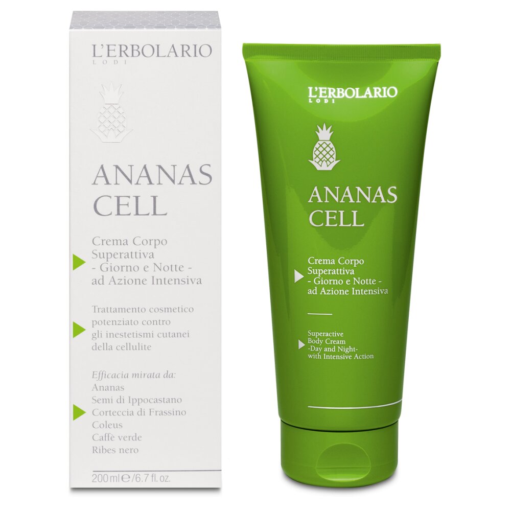 L'Erbolario Crema Corpo Superattiva Giorno E Notte Ananas Cell 200ml-1