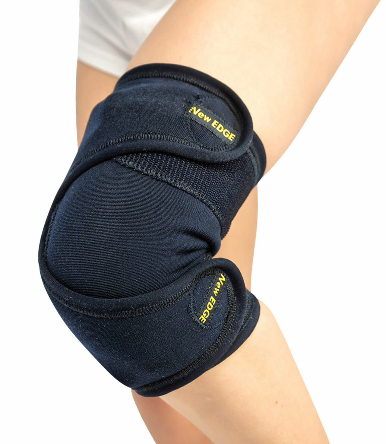 Pavis New Edge Ginocchiera Elastica Contenitiva Colore Blu Taglia Baby Cod.020-2