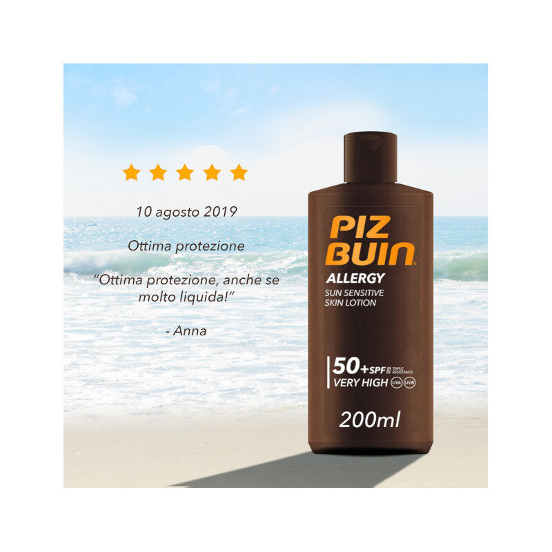 Piz Buin Allergy Lozione Fluida Corpo SPF50+ Protezione Molto Alta 200ml-13