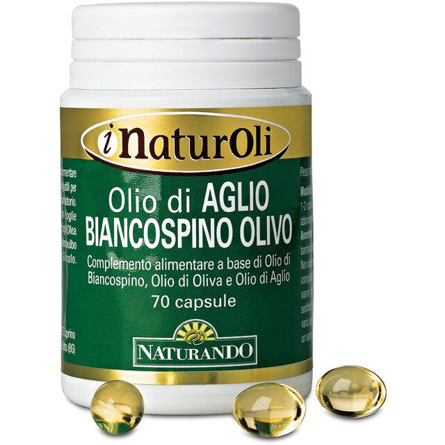 Olio di Aglio Biancospino Olivo 70 perle-2
