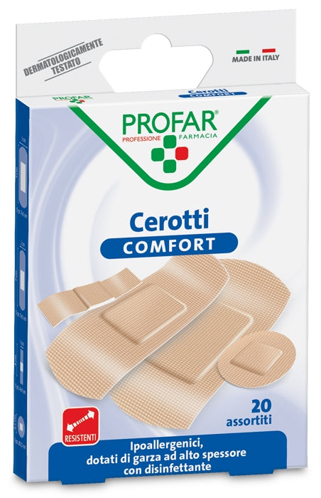 Cerotto Comfort Assortiti 20 Pezzi Profar-0