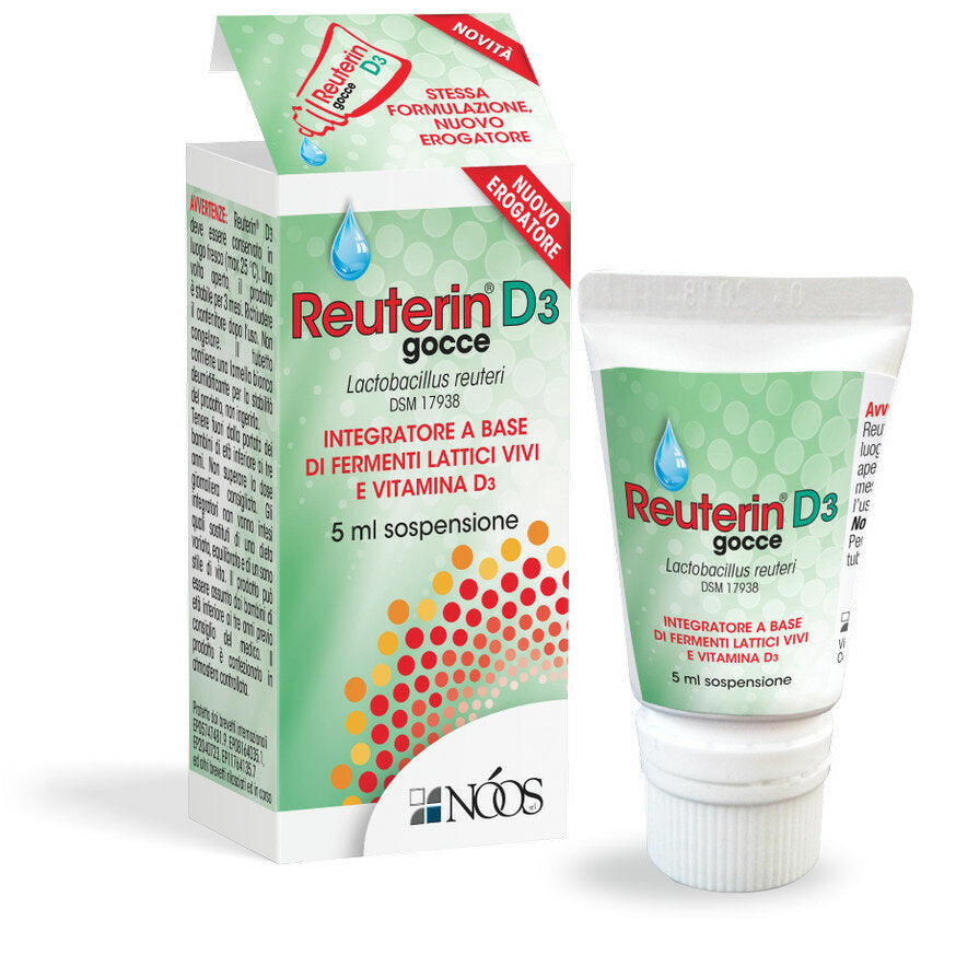 Reuterin D3 gocce equilibrio della flora batterica 5ml-1