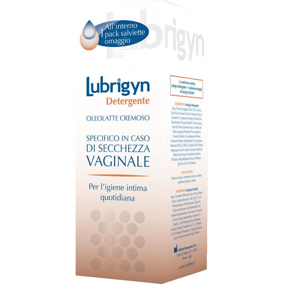Lubrigyn detergente 200ml+ lubrigyn salviette 15 pezzi IN OMAGGIO-2