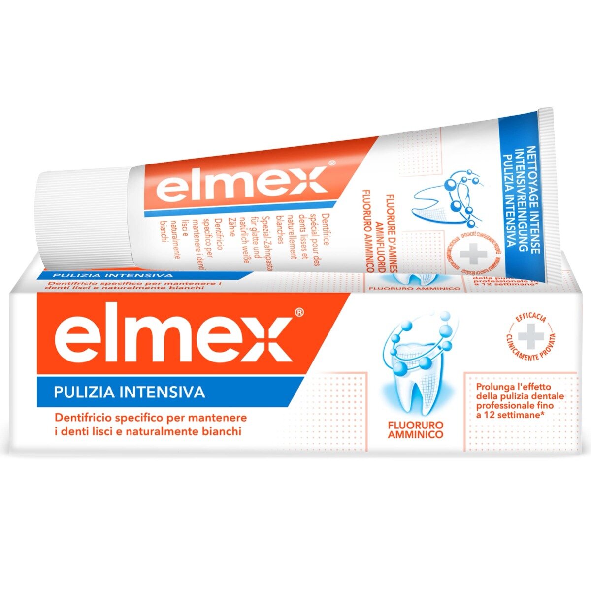 Elmex Pulizia Intensiva dentifricio per denti lisci e naturalmente bianchi 50ml-3