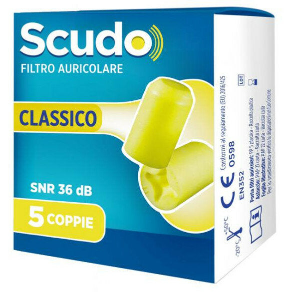 Scudo Classico filtro auricolare 5 coppie-2