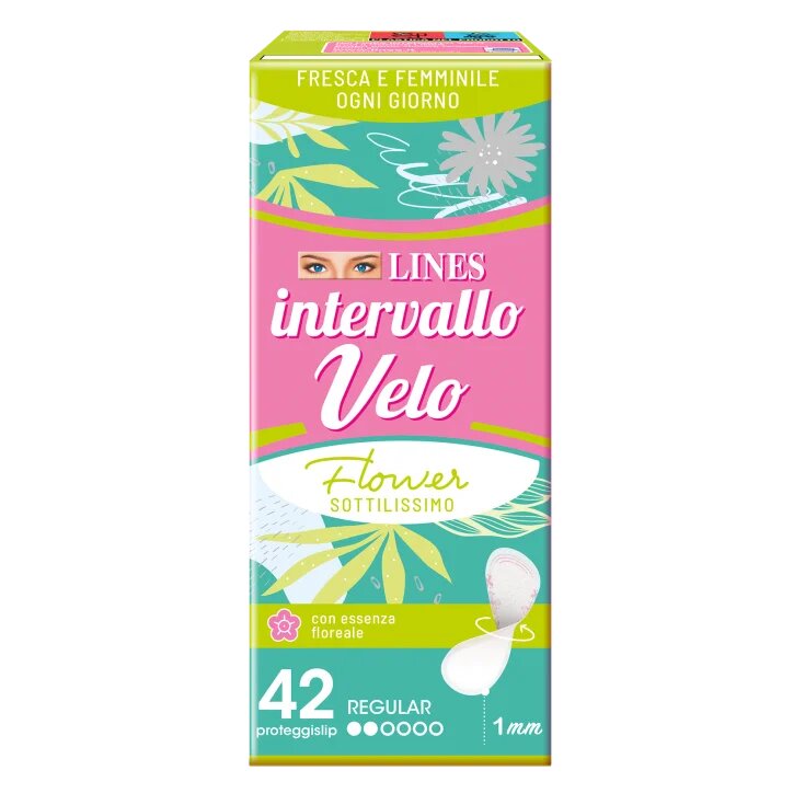 Lines Intervallo Velo Flower 42 Proteggislip-3