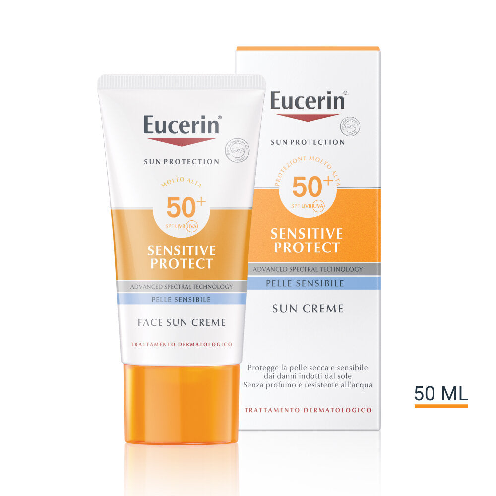 Eucerin Sun Creme SPF50+ crema viso pelle secca 50ml-7