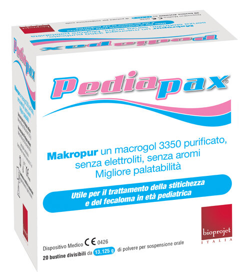 Pediapax Polvere utile per la stitichezza in età pediatrica 20 bustine-3