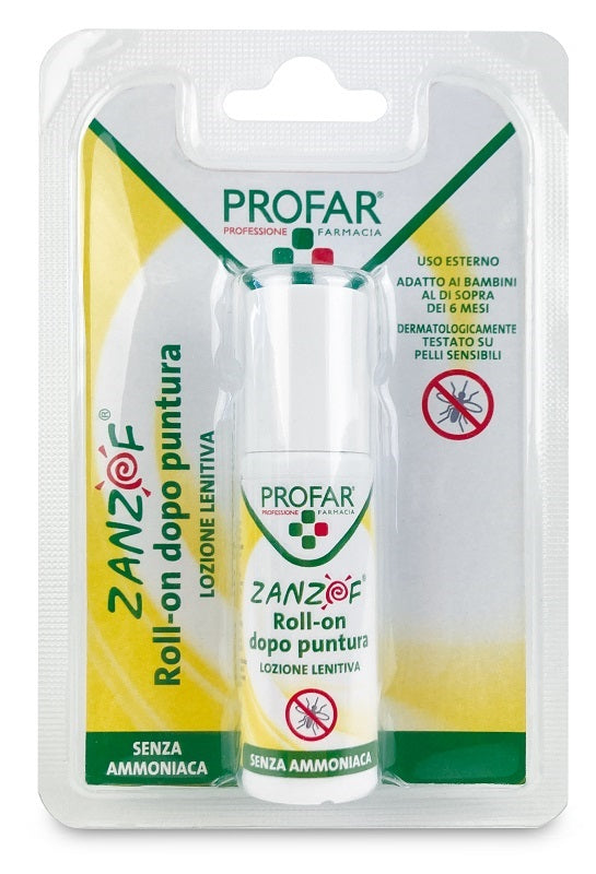 Zanzof Lozione Post Puntura Senza Ammoniaca Roll-on 20 ml Profar-0
