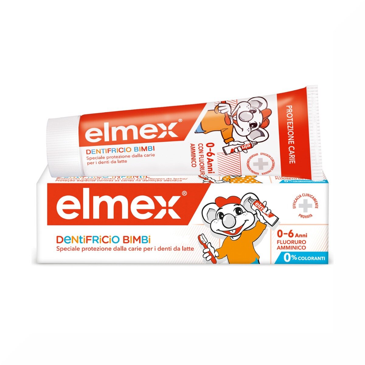 Elmex Dentifricio Bimbi Protezione Carie 0-6 Anni 50ml-7