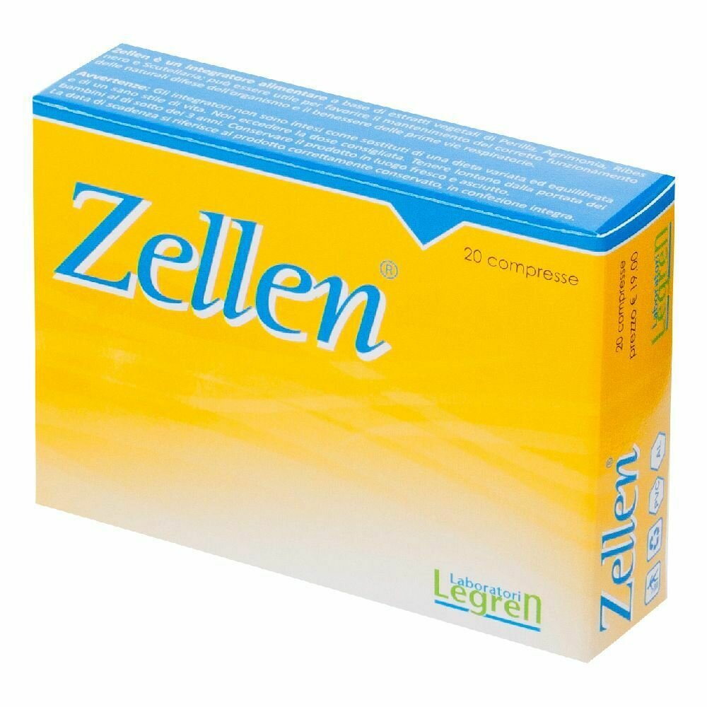 Zellen benessere delle vie respiratorie 20 compresse-2