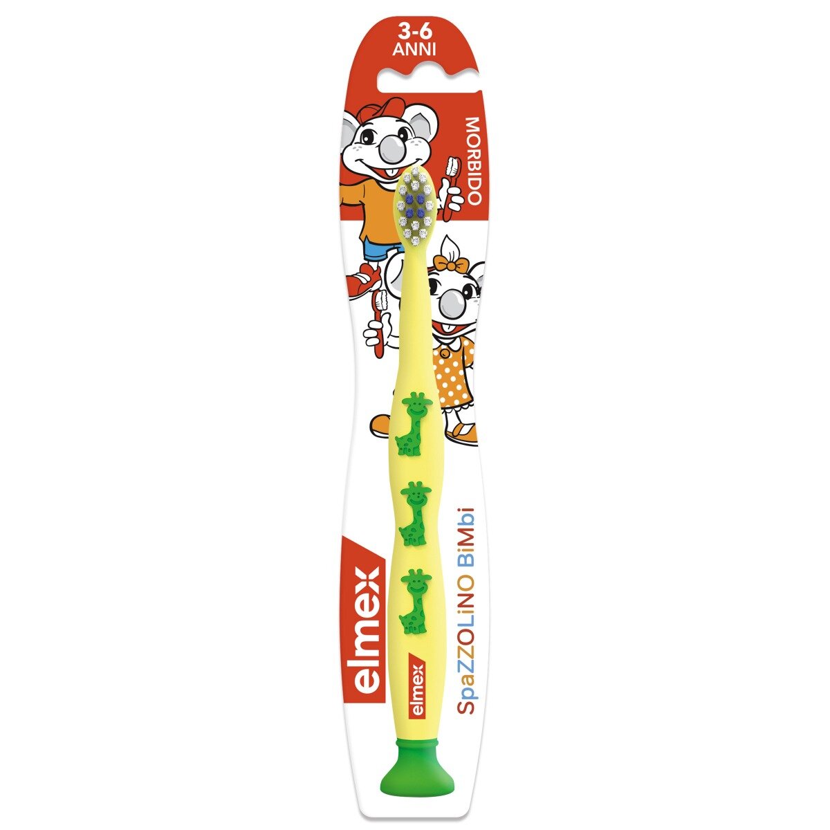 Elmex spazzolino educativo morbido 3-6 anni 1 pezzo colori assortiti-7