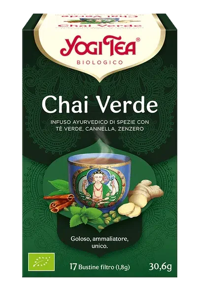 Yogi Tea Chai Verde infuso ayurvedico bio 17 bustine filtro