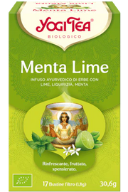 Yogi Tea Menta Lime infuso ayurvedico bio 17 bustine filtro