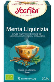 Yogi Tea Menta Liquirizia infuso ayurvedico bio 17 bustine filtro-2