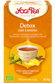 Yogi Tea Detox Limone infuso ayurvedico bio 17 bustine filtro