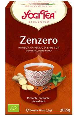 Yogi Tea Zenzero infuso ayurvedico bio 17 bustine filtro