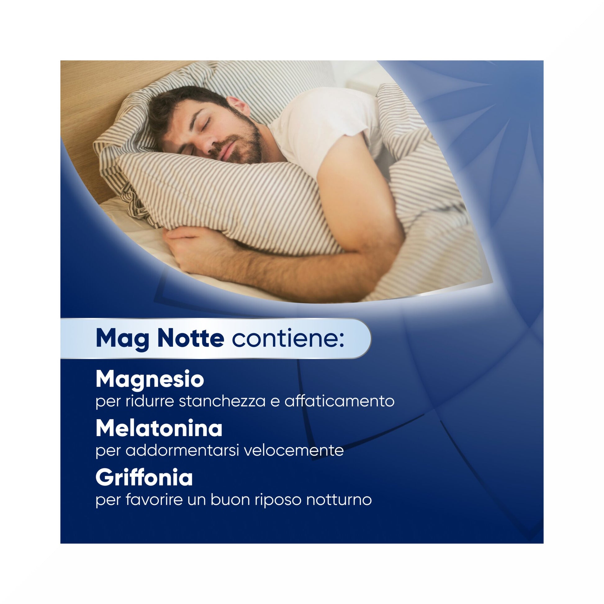Mag Notte Integratore a base di Melatonina, Magnesio e Griffonia Dormire Bene, Favorire Rilassamento e Qualità Sonno 24 bustine-14