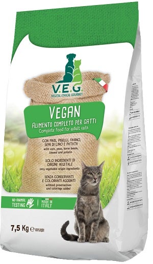 Marpet Vegan Cat Cibo Secco Per Gatti Adulti Sacco 7,5 Kg-1