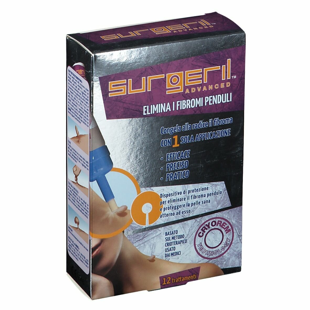 Surgeril advanced rimozione fibromi penduli 50ml 12 trattamenti | Amica ...