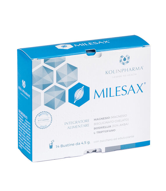 Milesax Integratore Magnesio, Boswellia e L-triptofano 14 bustine-2