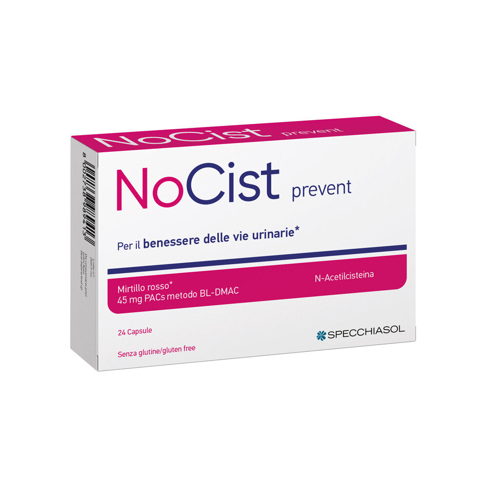 Specchiasol NoCist Prevent Bl-Dmac  favorisce la funzionalità delle vie urinarie da 24 capsule veget-2