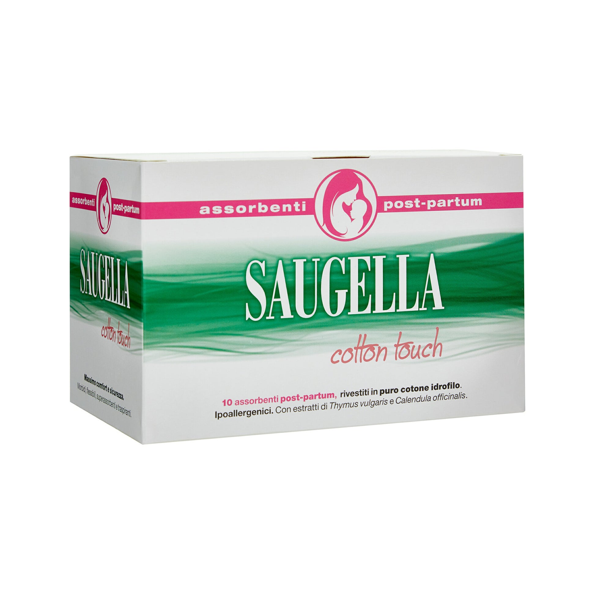 Saugella Cotton Touch Assorbenti Post Parto 10 Pezzi-2