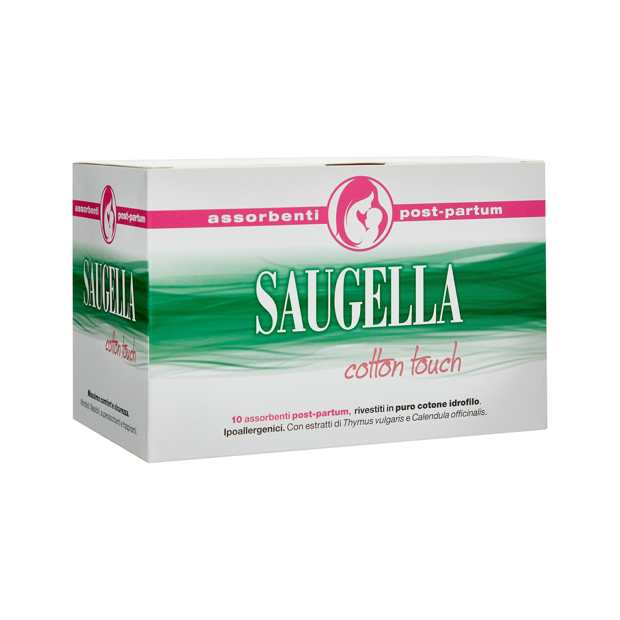 Saugella Cotton Touch Assorbenti Post Parto 10 Pezzi-2
