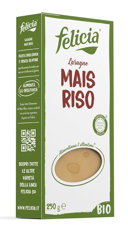 Felicia Pasta Biologica Mais/riso Lasagne 250 g-0