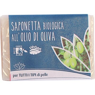 Saponetta Biologica Olio Di Oliva 1 Pezzo-2