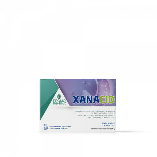 Xanacid integratore alimentare utile per l'apparato gastro-intestinale 20 compresse-2