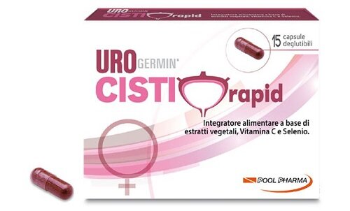 Urogermin rapid benessere delle vie urinarie 15 capsule deglutibili-2