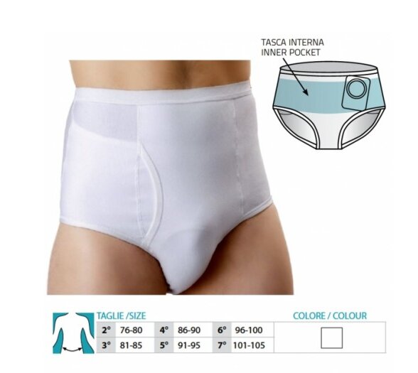 Orione Slip per Stomia Uomo Cod 556 Bianco Taglia 6-1