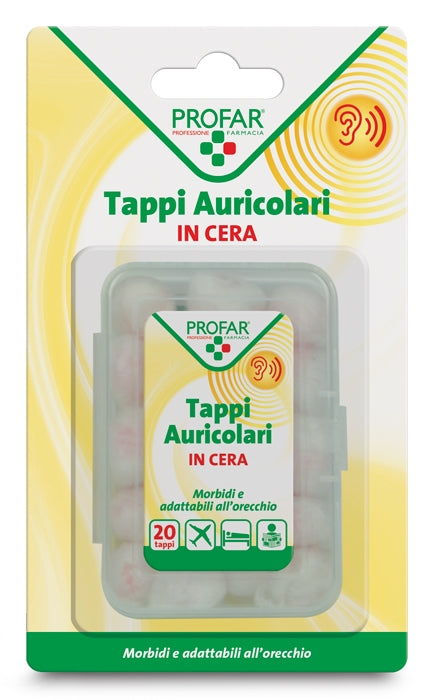 Tappi Auricolari in Cera 20 Pezzi Profar-0