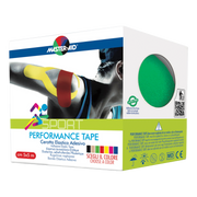 Master-Aid Sport Performance Tape cerotto elastico adesivo colore verde 5x500cm