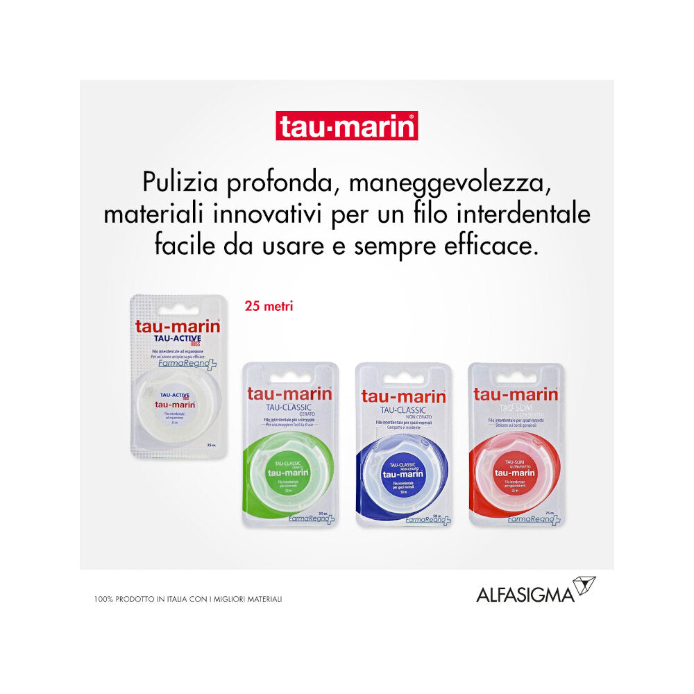 Tau-Marin Tau-Active Floss filo interdentale ad espansione 25m-6
