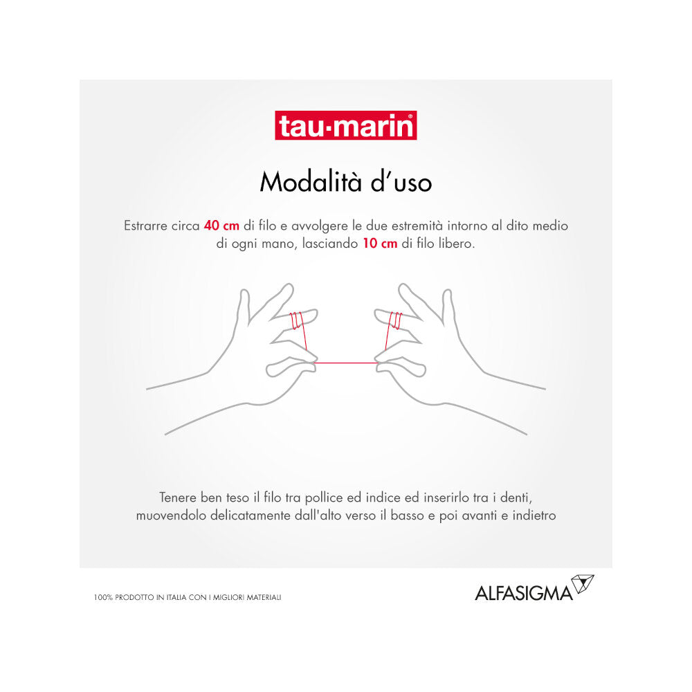 Tau-Marin Tau-Active Floss filo interdentale ad espansione 25m-7