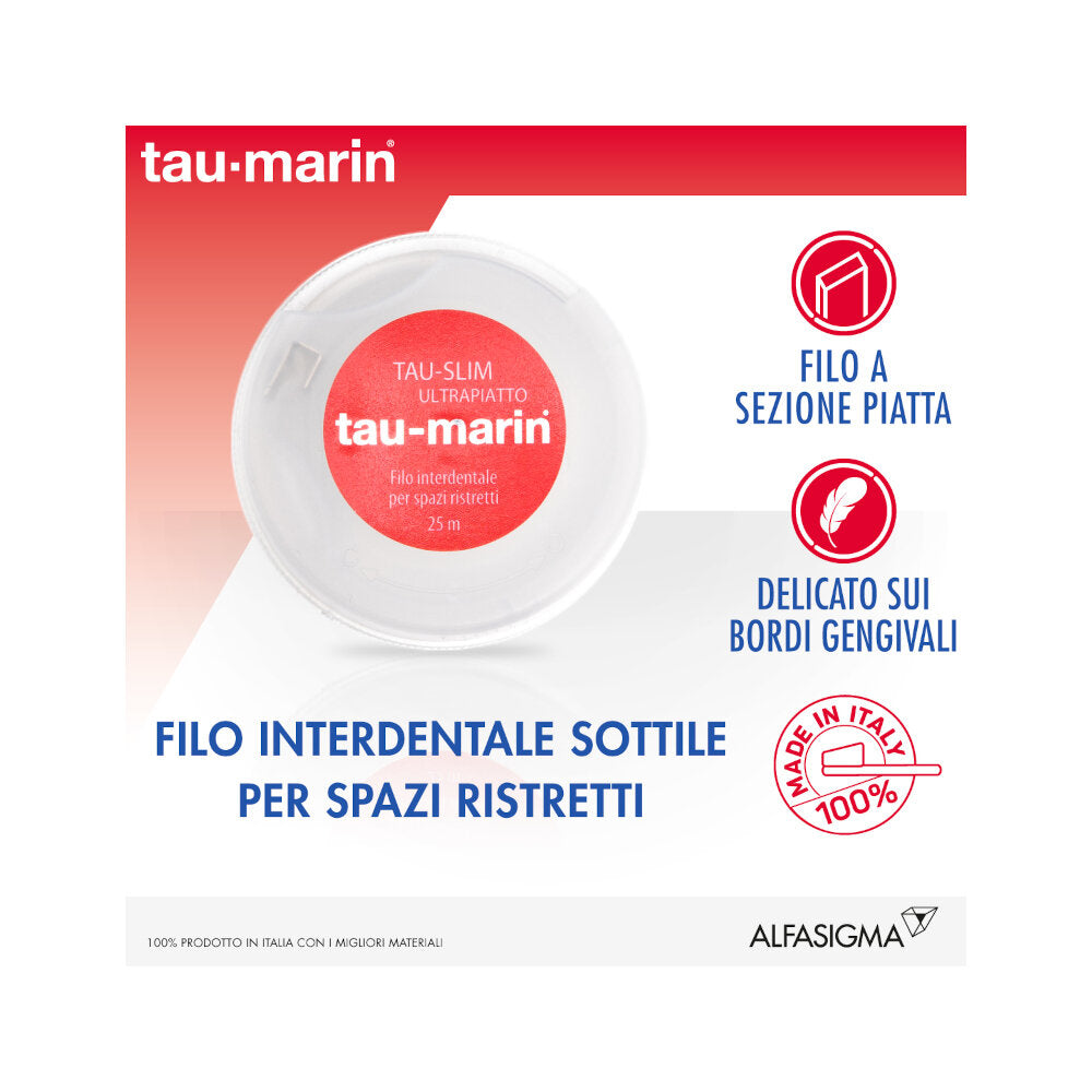 Tau-marin Filo interdentale tau-slim ultrapiatto 25mt-4