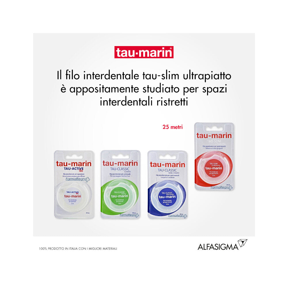 Tau-marin Filo interdentale tau-slim ultrapiatto 25mt-6
