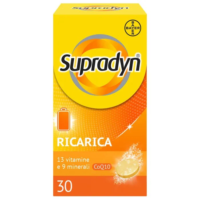 Supradyn Ricarica Integratore Vitamine e Sali Minerali 30 compresse Effervescenti-27