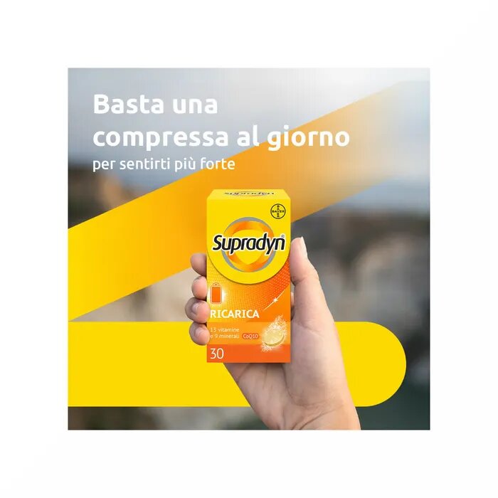 Supradyn Ricarica Integratore Vitamine e Sali Minerali 30 compresse Effervescenti-17
