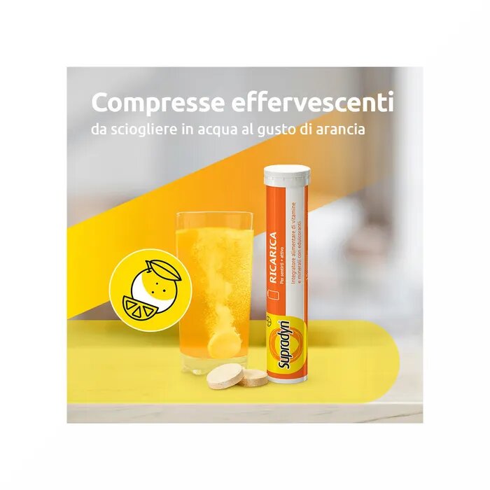 Supradyn Ricarica Integratore Vitamine e Sali Minerali 30 compresse Effervescenti-18