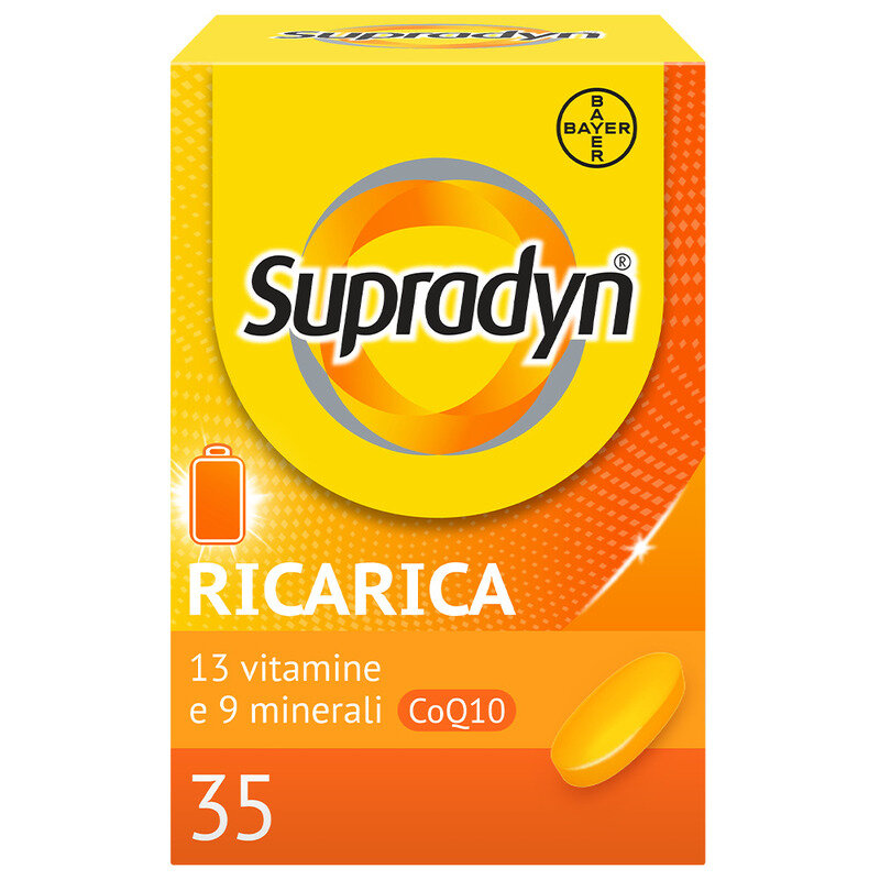 Supradyn Ricarica Integratore Vitamine e Sali Minerali 35 compresse rivestite-26